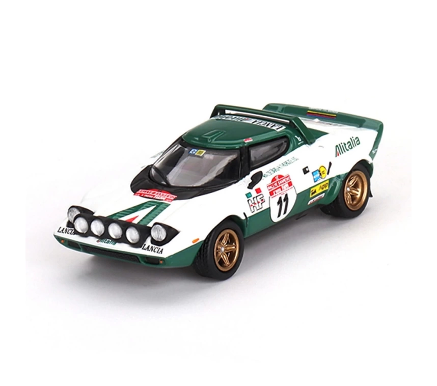 Nessiworld Mini Gt 1/64 Lancia Stratos HF 1975 Rally Sanmero Winner