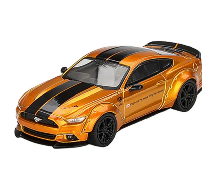 Nessiworld Mini GT 1/64 LB-WORKS FORD MUSTANG LB Gold