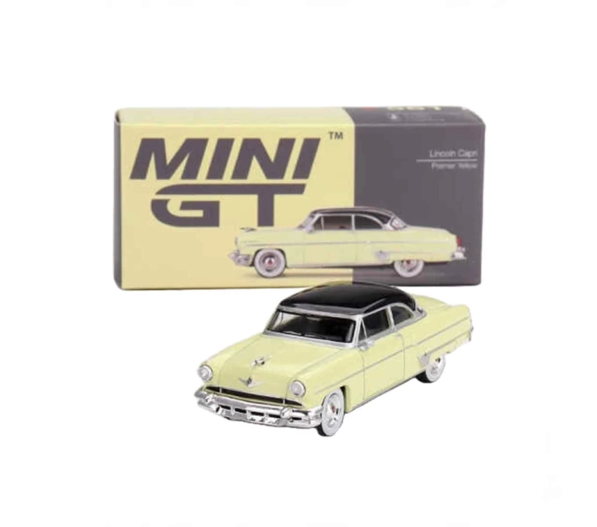 Nessiworld Mini GT 1:64 Lincoln Capri 1954 Premier Yellow