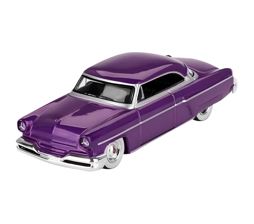 Nessiworld Mini Gt 1/64 Lincoln Capri Hot Rod 1954 Purple Metallic