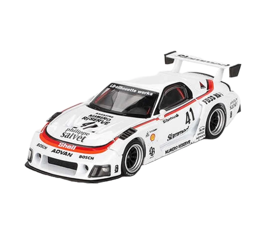 Nessiworld Mini GT 1/64 MAZDA RX-7 LB-Super Silhouette #41 Numero Reserve