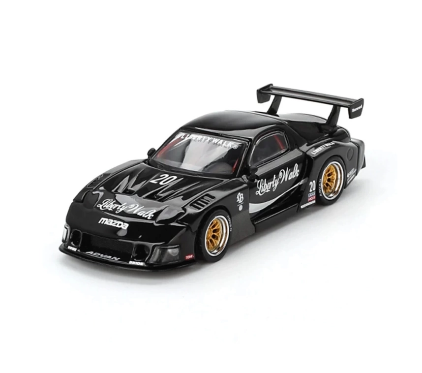 Nessiworld Mini GT 1/64 MAZDA RX-7 LB-Super Silhouette Liberty Walk Black Blister Paket