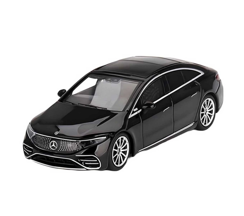 Nessiworld Mini Gt 1:64 Mercedes-Benz EQS 580 4MATIC Black