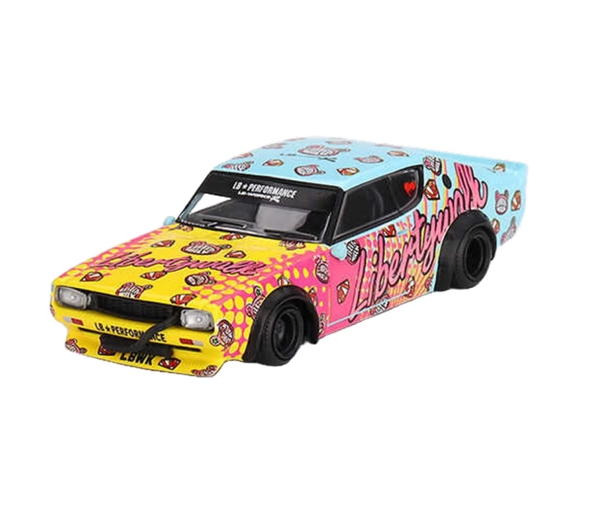 Nessiworld Mini Gt 1/64 Nissan Skyline Kenmeri Liberty Walk LBWK KUMA