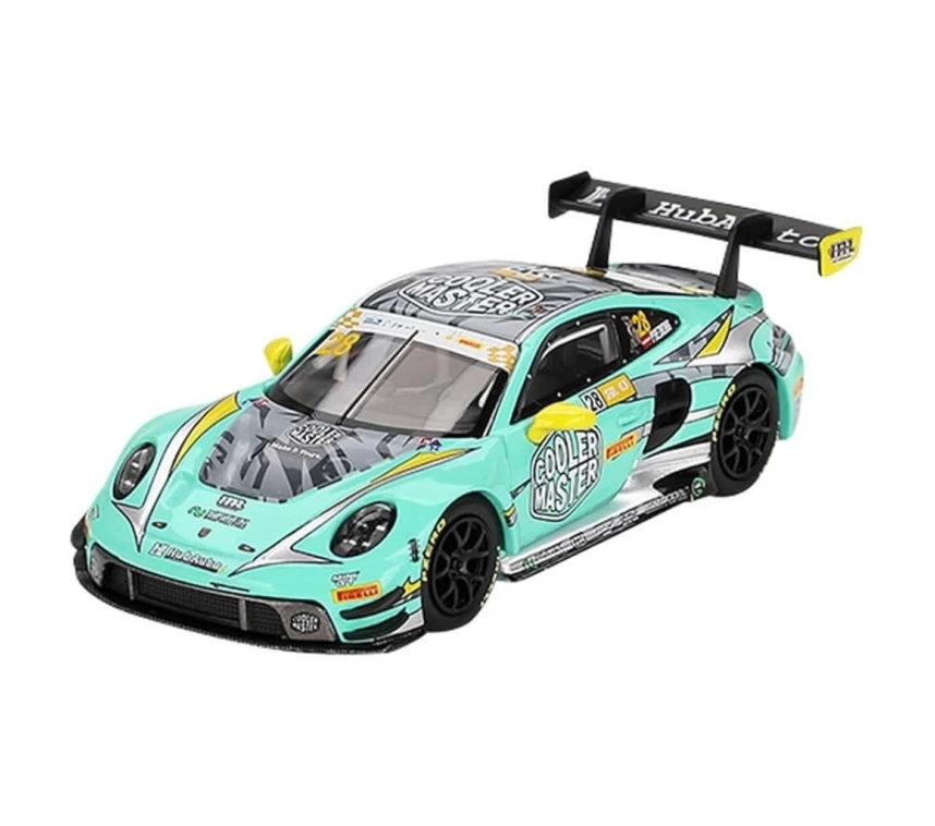 Nessiworld Mini GT 1/64 Porsche 911 GT3 R HubAuto Racing 2023 FIA GT World Cup 70th Macau Grand Prix