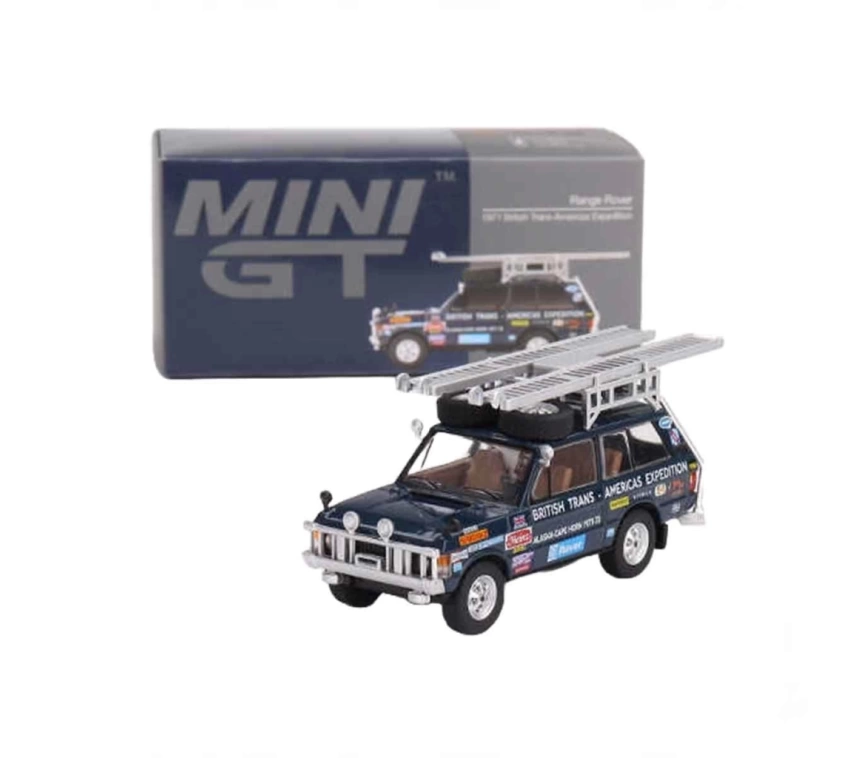 Nessiworld Mini GT 1:64 Range Rover 1971 British Trans-Americas Expedition