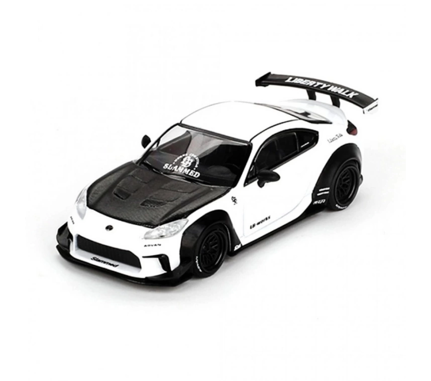 Nessiworld Mini GT 1/64 Toyota GR86 LB Nation White MGT00769