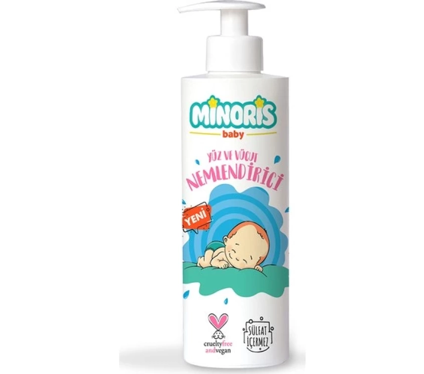 Nessiworld Minoris Baby Organik El Yüz ve Vücut Nemlendirici 200ml