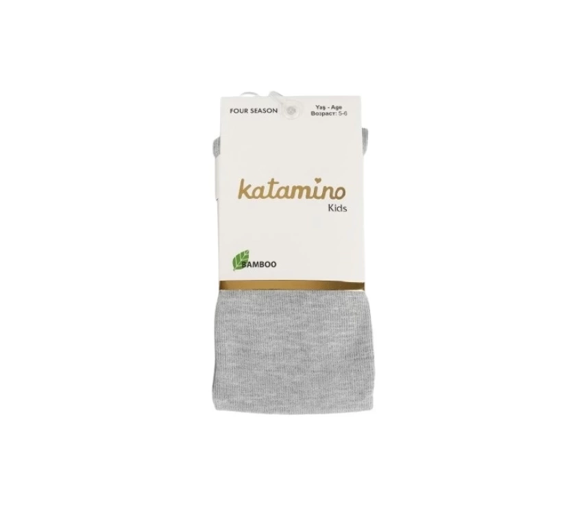 Nessiworld  Mirabel Kız Bambu Külotlu Çorap K30207 Gri