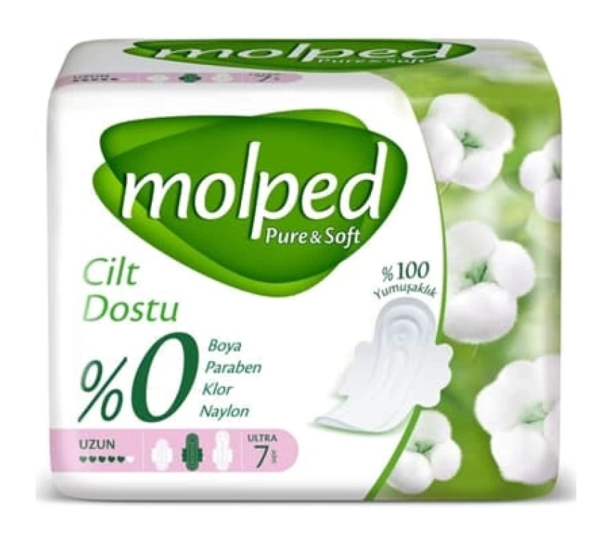 Nessiworld Molped Pure&Soft Uzun Ped 7 Adet
