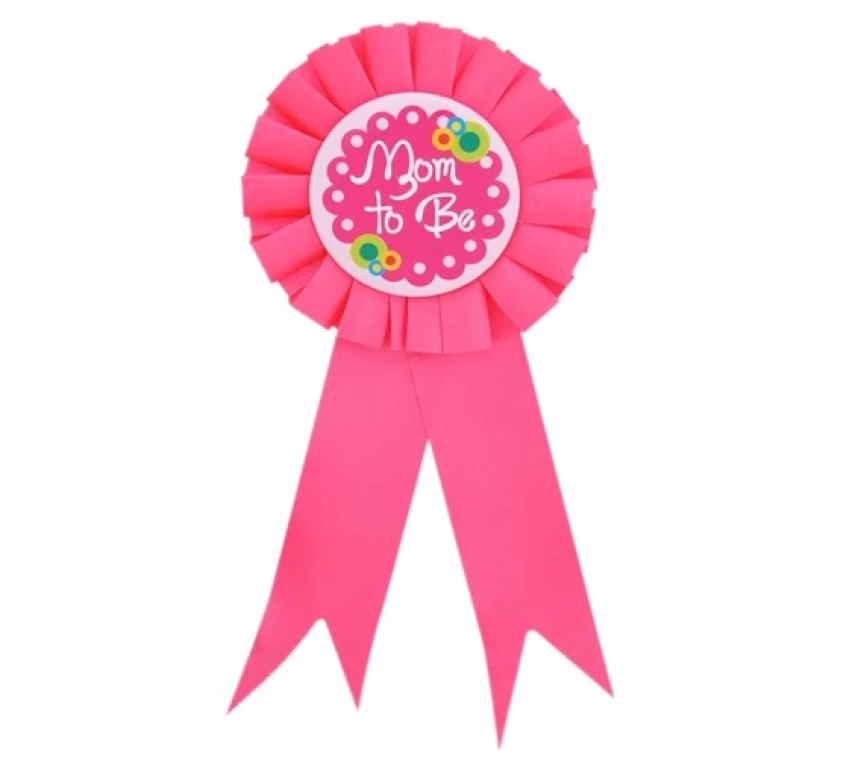 Nessiworld Mom To Be Yazılı Rozet Pembe Renk