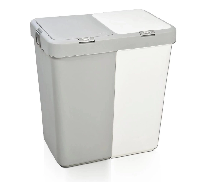 Nessiworld Motek Çok Amaçlı Çift Bölmeli 80 Litre Çamaşır Kirli Sepeti
