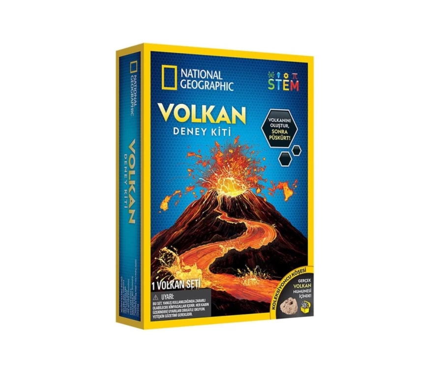 Nessiworld NAT02002 National Geographic Volkan Deney Kiti - TRVOLCANO2 +8 yaş