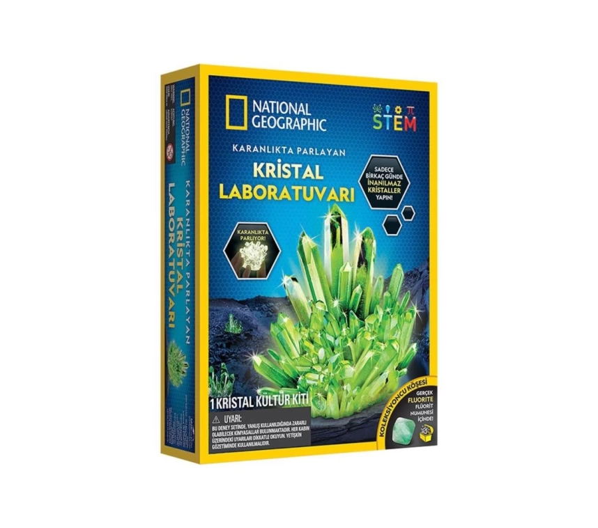 Nessiworld NAT08002 National Geographic Parlayan Kristal Laboratuvarı -TNGGIDCRYSTAL +8 yaş