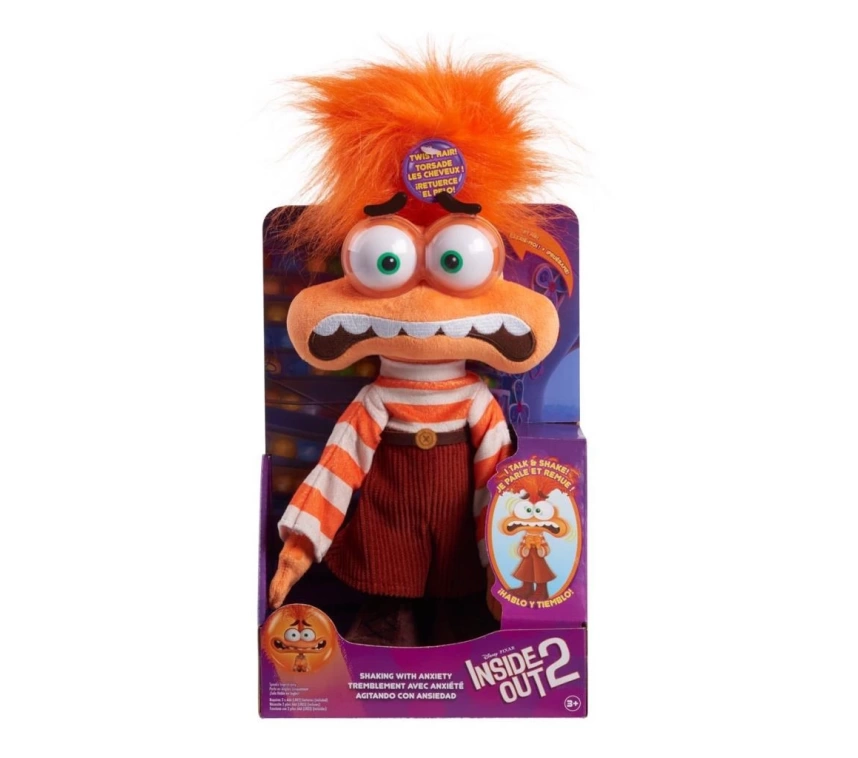 Nessiworld NDN03000 Inside Out 2 - Endişe - Anxiety Sesli ve Hareketli Peluş