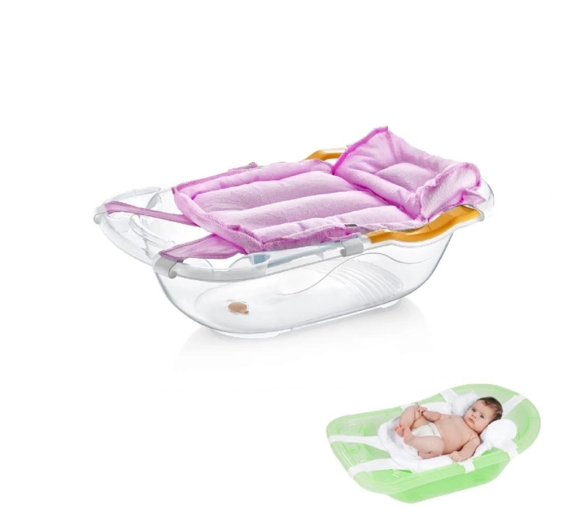 Nessiworld Nessiworld BabyJem Köpüklü Bebek Banyo Küvet Filesi 164 Pembe