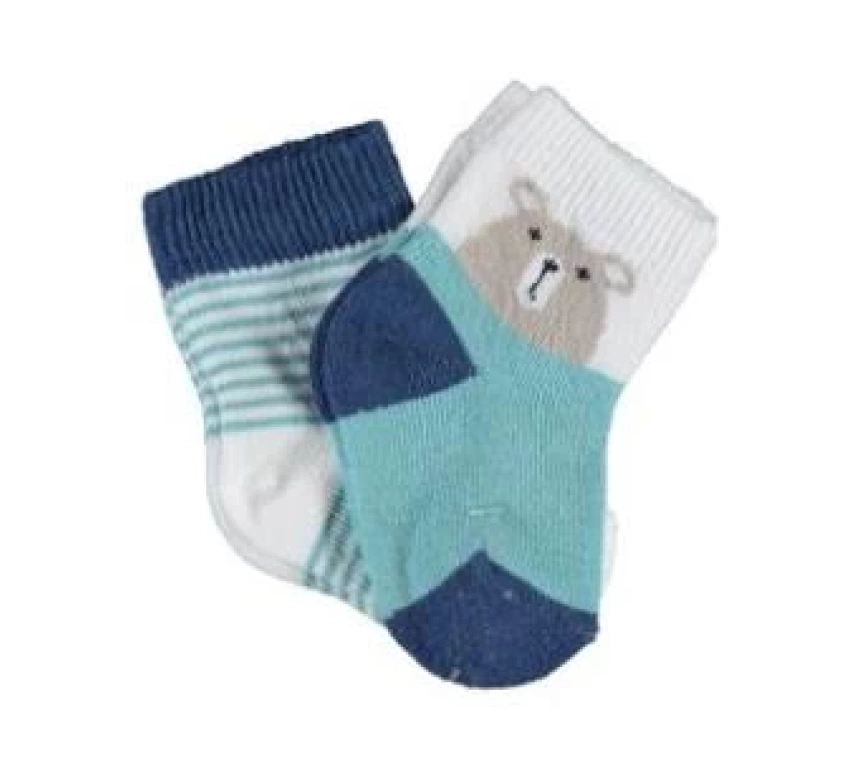 Nessiworld Nessiworld     Hello Teddy Bear 2Li Kız Çorap 68404 Yeşil