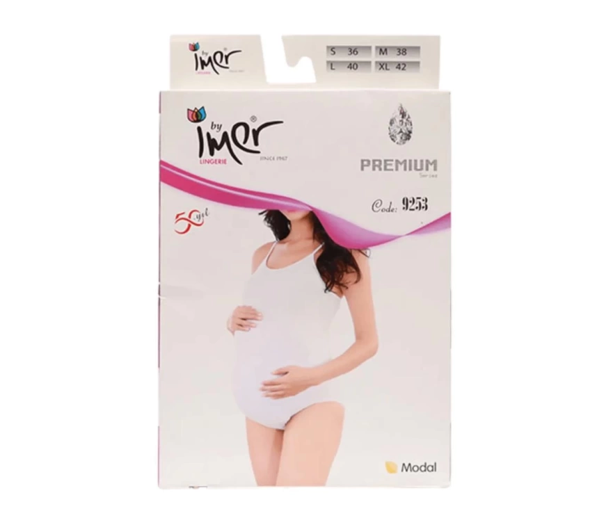 Nessiworld Nessiworld İmer Hamile Çıt Çıt Body 9253 White