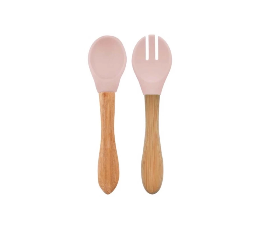 Nessiworld OiOi Mama Kaşığı ve Çatal Seti Pinky Pink