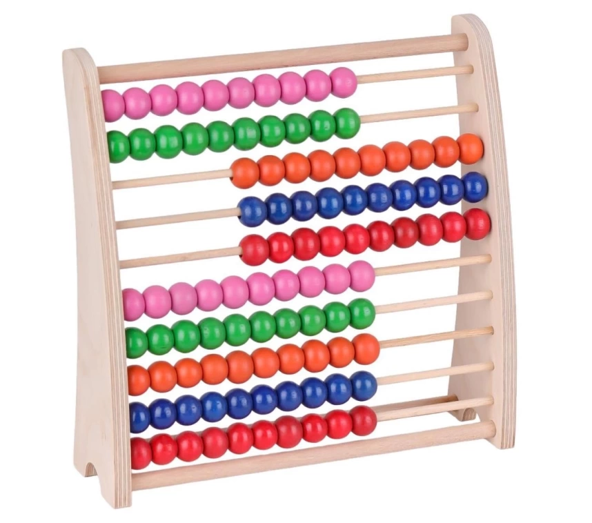 Nessiworld ONY-379 Ahşap Büyük Abaküs -Onyıl Oyuncak