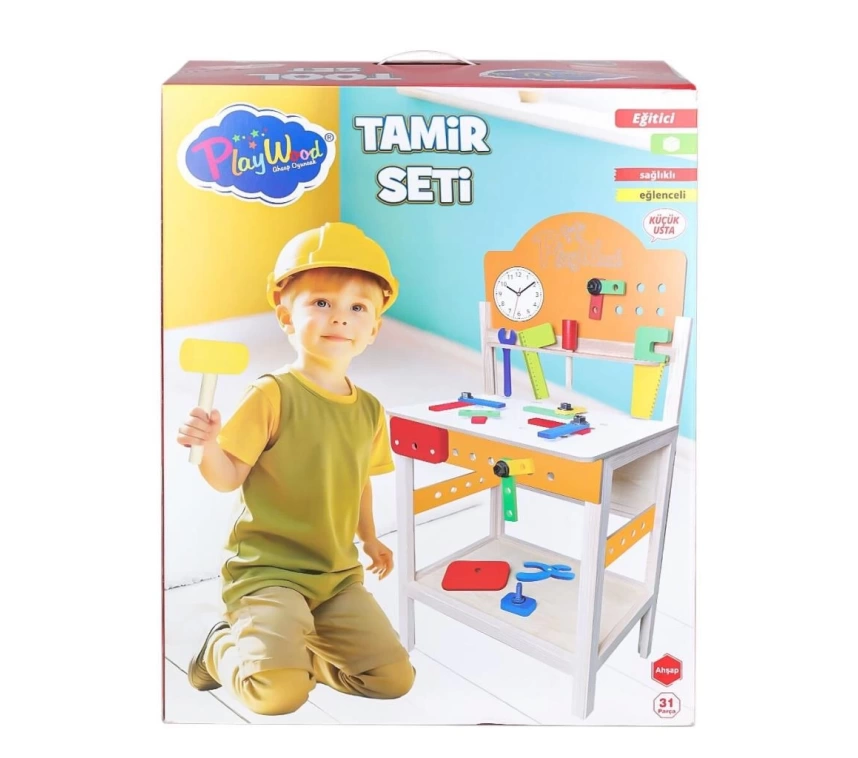 Nessiworld ONY-412 Ahşap Tamir Seti -Onyıl Oyuncak