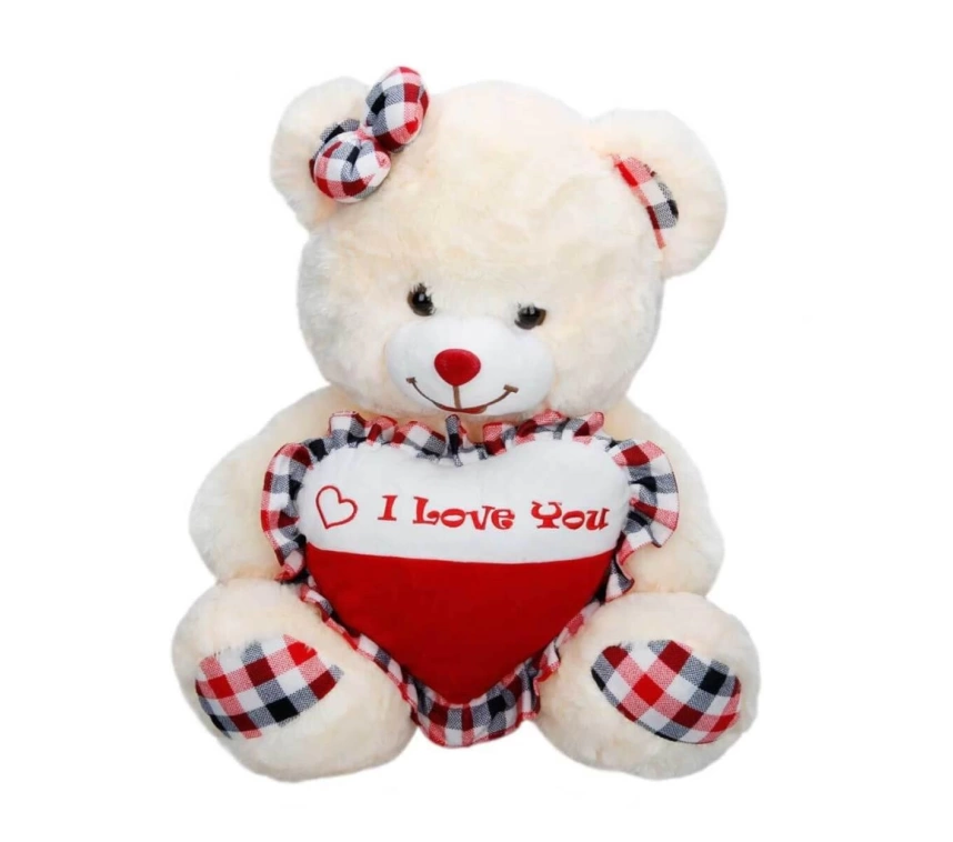 Nessiworld Oturan Kalpli Peluş Ayı 52 cm