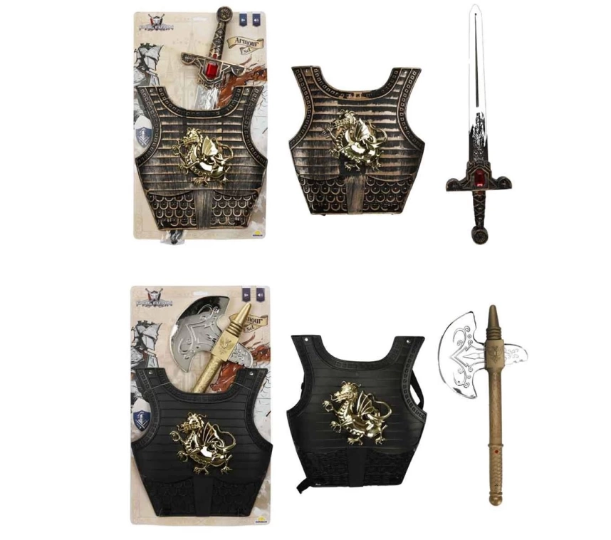 Nessiworld ÖVALYE SET KILIÇ/BALTA/ZIRH SESLİ -SUN