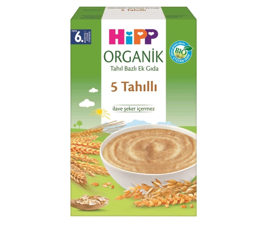 Nessiworld  p Organik 5 Tahıllı Tahıl Bazlı Kaşık Maması 200 Gr
