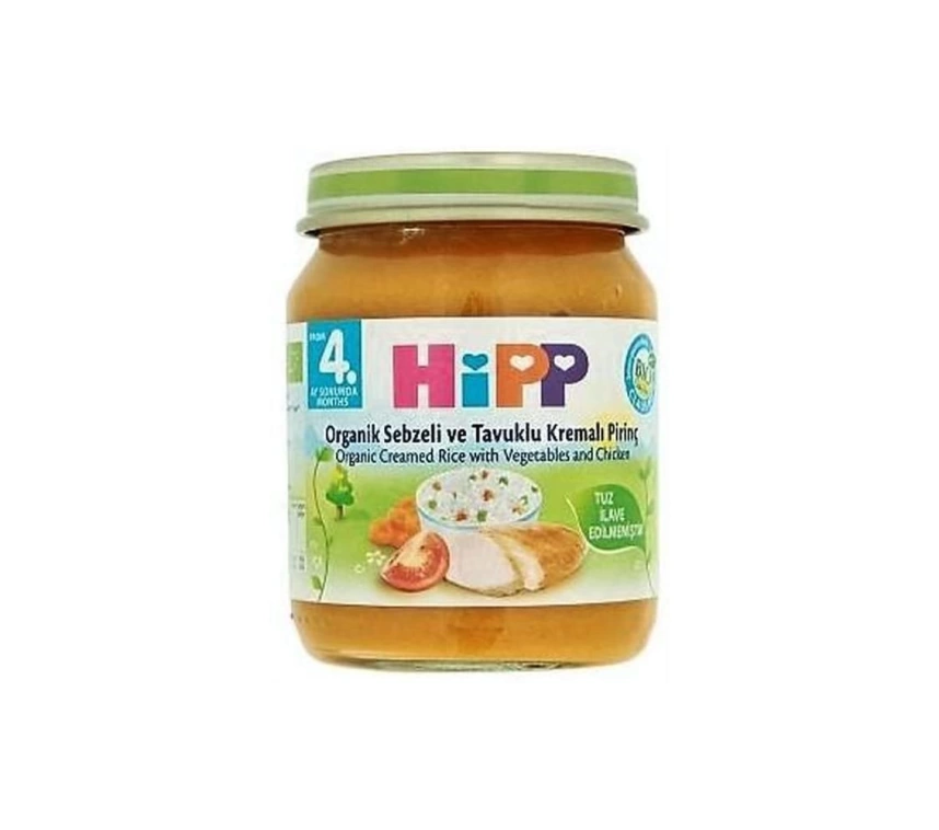 Nessiworld  p Organik Sebze ve Tavuklu Kremalı Pirinç 125 Gr