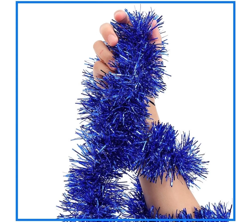Nessiworld   Parti İçin Sim Süs 2 Metre Uzunluk 6 cm Genişlik Mavi Renk İthal