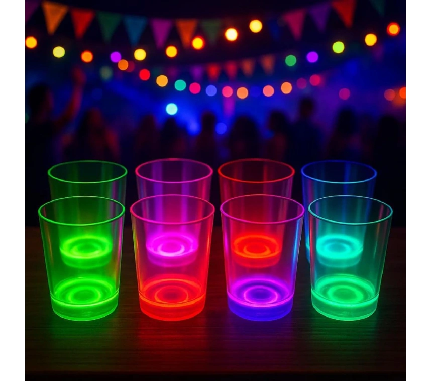 Nessiworld PartyGlow Neon Sarı Bardak 8.5 x 10.5 cm