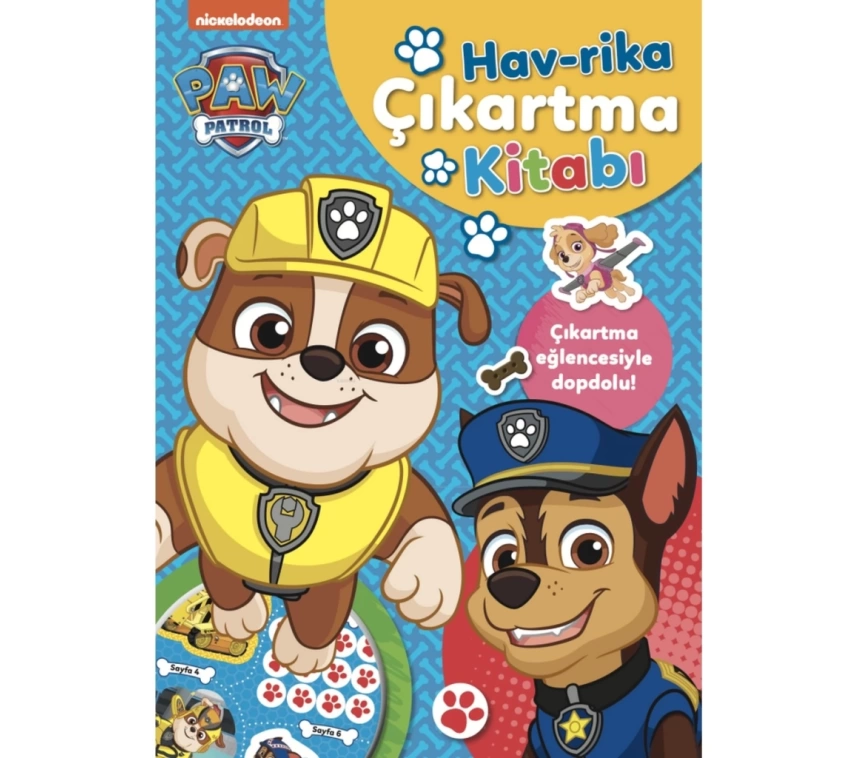 Nessiworld Paw Patrol Hav-rika Çıkartma Kitabı 38109BT