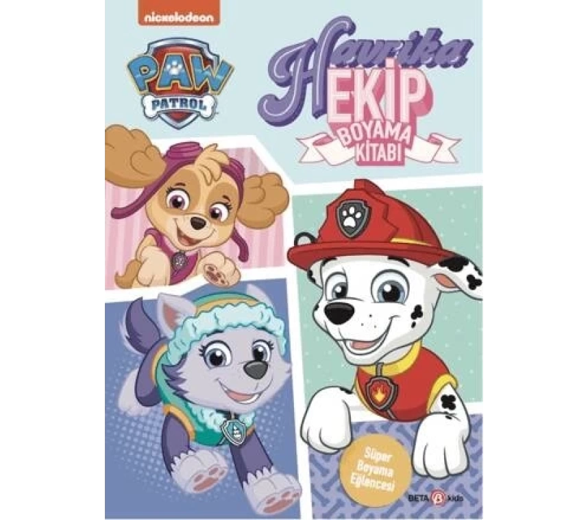 Nessiworld Paw Patrol Havrika Ekip Boyama Kitabı