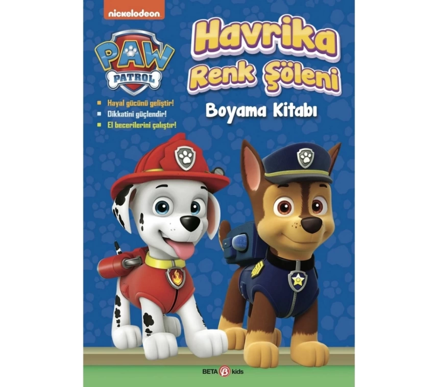 Nessiworld Paw Patrol Havrika Renk Şöleni Boyama Kitabı