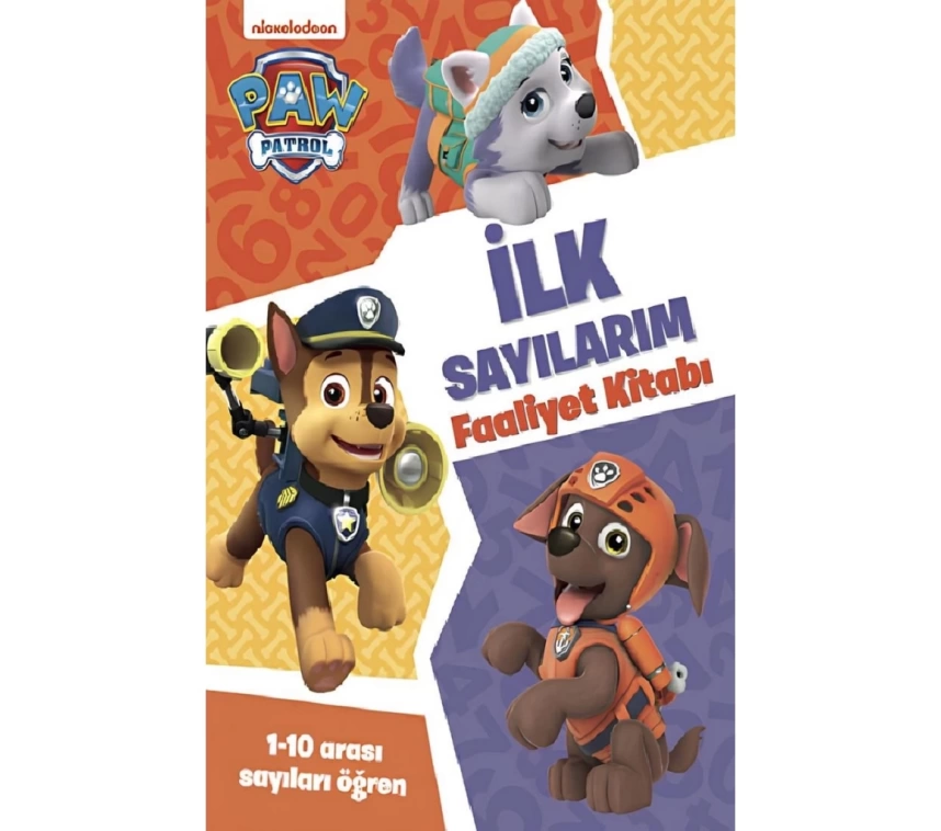 Nessiworld Paw Patrol İlk Sayılarım Faaliyet Kitabı 38062BT