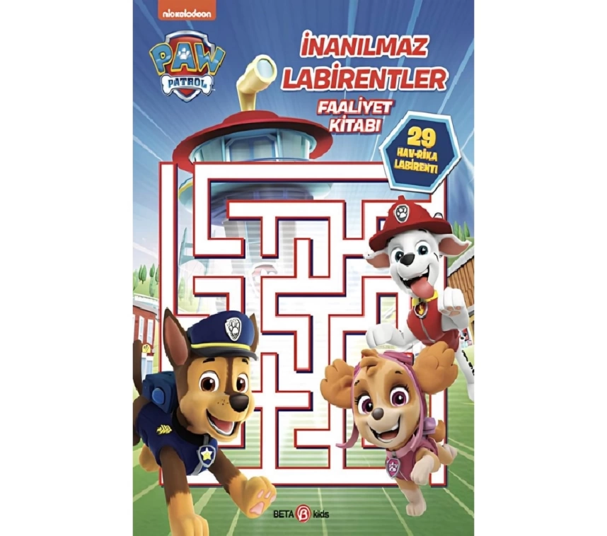 Nessiworld Paw Patrol İnanılmaz Labirentler Faaliyet Kitabı 38079BT