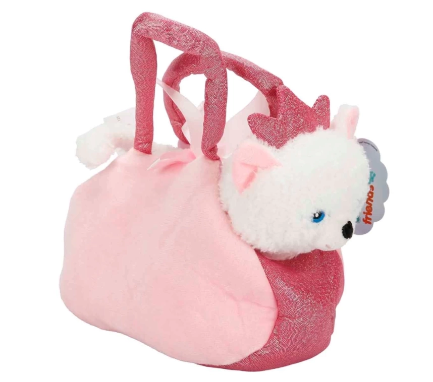 Nessiworld Peluş Kedi Köpek Taşıma Çantalı 20 cm