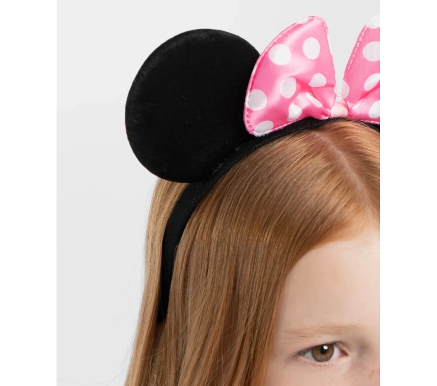 Nessiworld Pembe Fiyonklu Minnie Mouse Tacı Mini Kulak