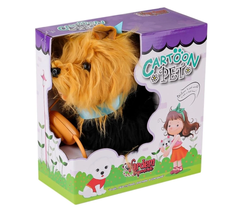 Nessiworld PFTB267 Yürüyen Tasmalı Peluş Köpek