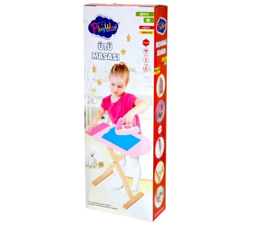 Nessiworld Playwood Ahşap Ütü Masası Seti
