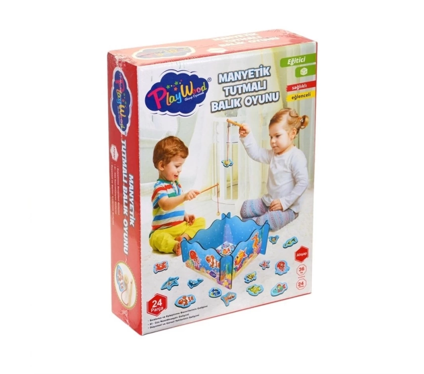 Nessiworld PlayWood Manyetik Tutmalı Balık Oyunu 381