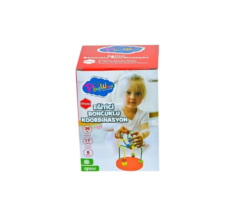 Nessiworld PlayWood Mini Boncuklu Kordinasyon