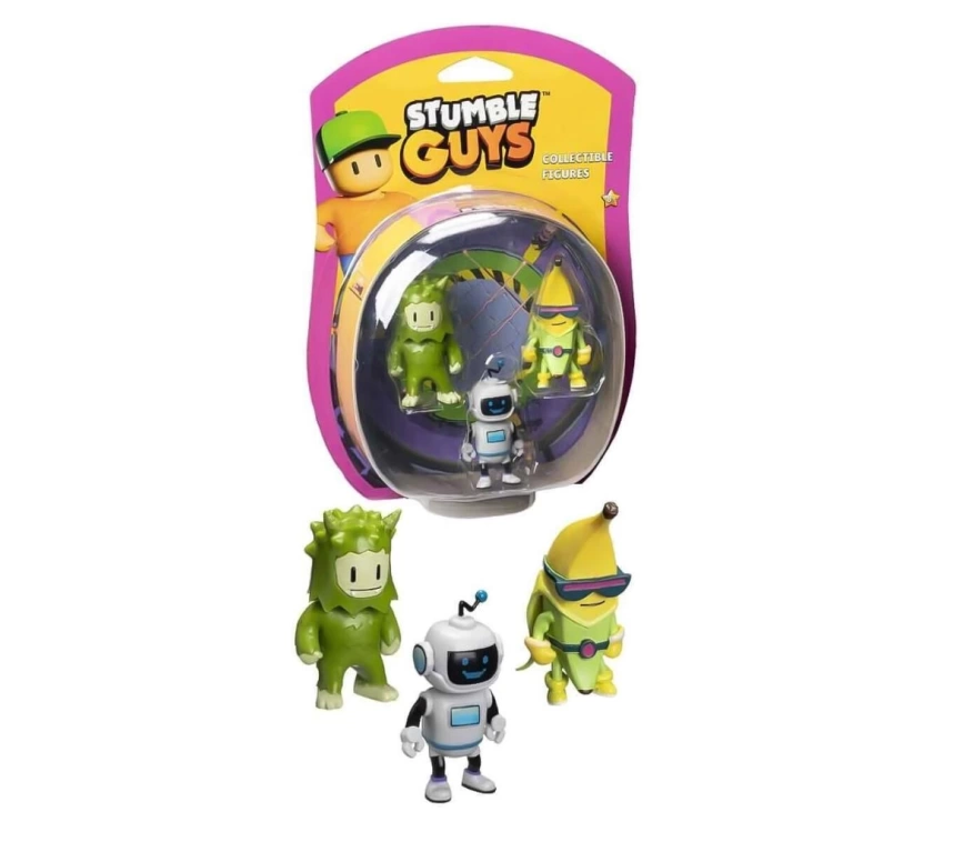 Nessiworld PMI SG2220 Stumble Guys Figür Seti 3lü -Necotoys