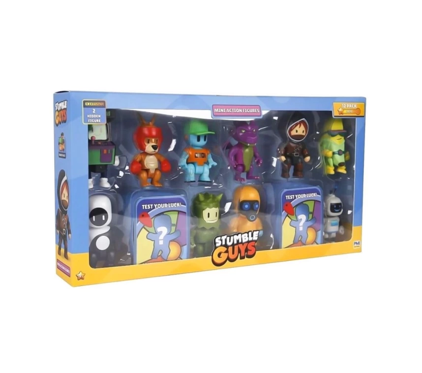 Nessiworld PMI SG3212 Stumble Guys Aksiyon Figür Deluks Set 12li