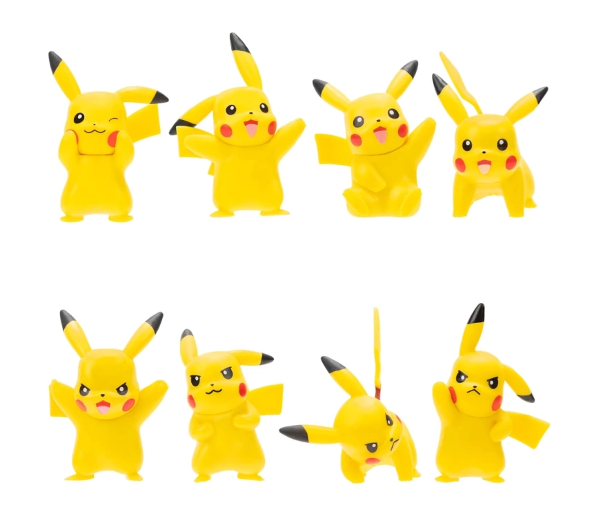 Nessiworld Pokemon Battle 8li Figür Seti Pikachu