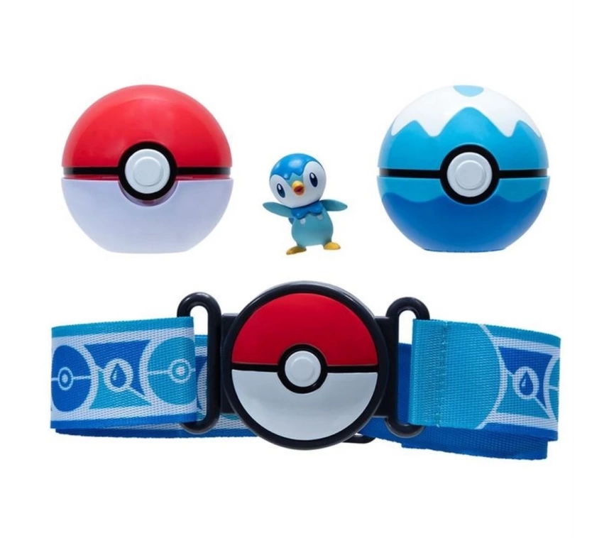 Nessiworld Pokemon Clip N Go Pokeball Kemer ve Figür Seti 95283-U