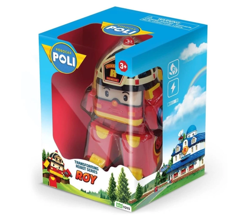 Nessiworld POLI MRT-0652 Robocar Poli Transforming Robot Roy Figür -Necotoys