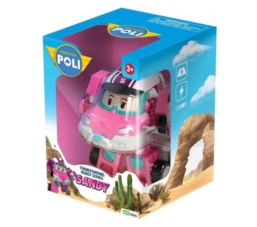 Nessiworld POLI MRT-0657 Robocar Transforming Robot Figür Sandy