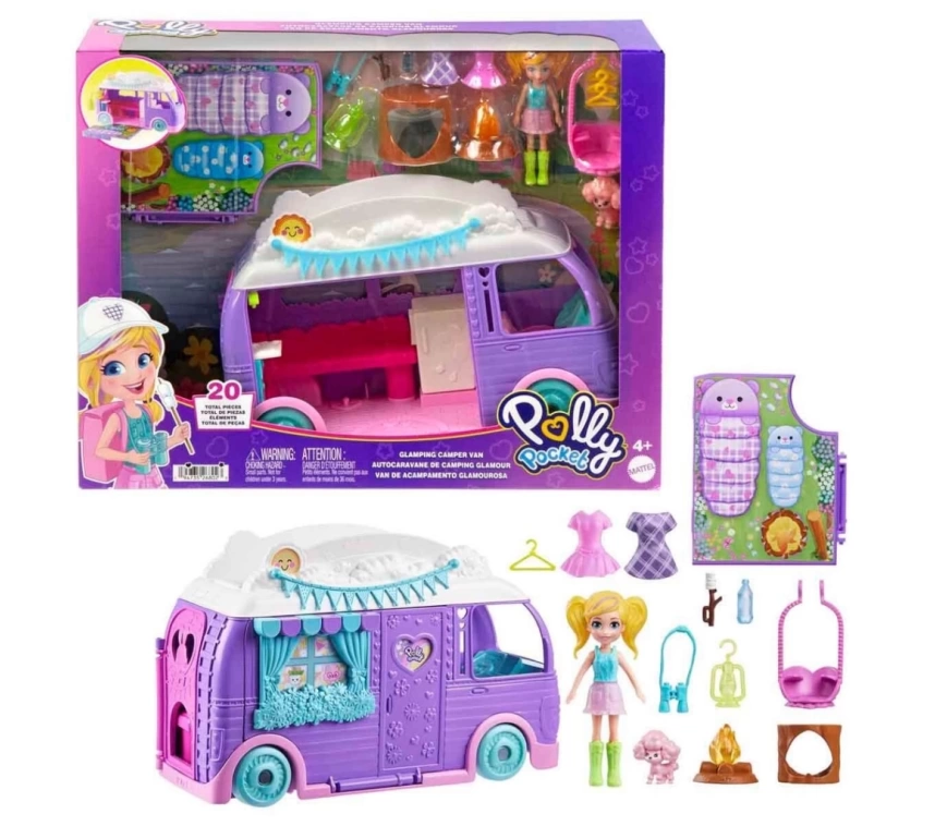 Nessiworld Polly Pocket Eğlenceli Karavan Oyun Seti