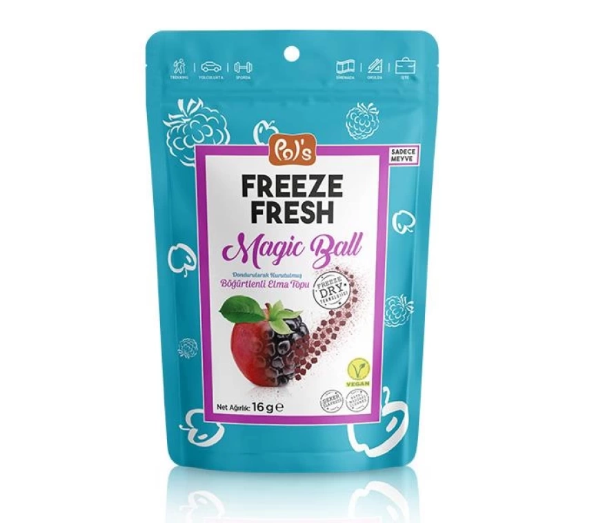 Nessiworld Pol’s Freeze Fresh Magic Ball Böğürtlenli Elma Topları 16 gr